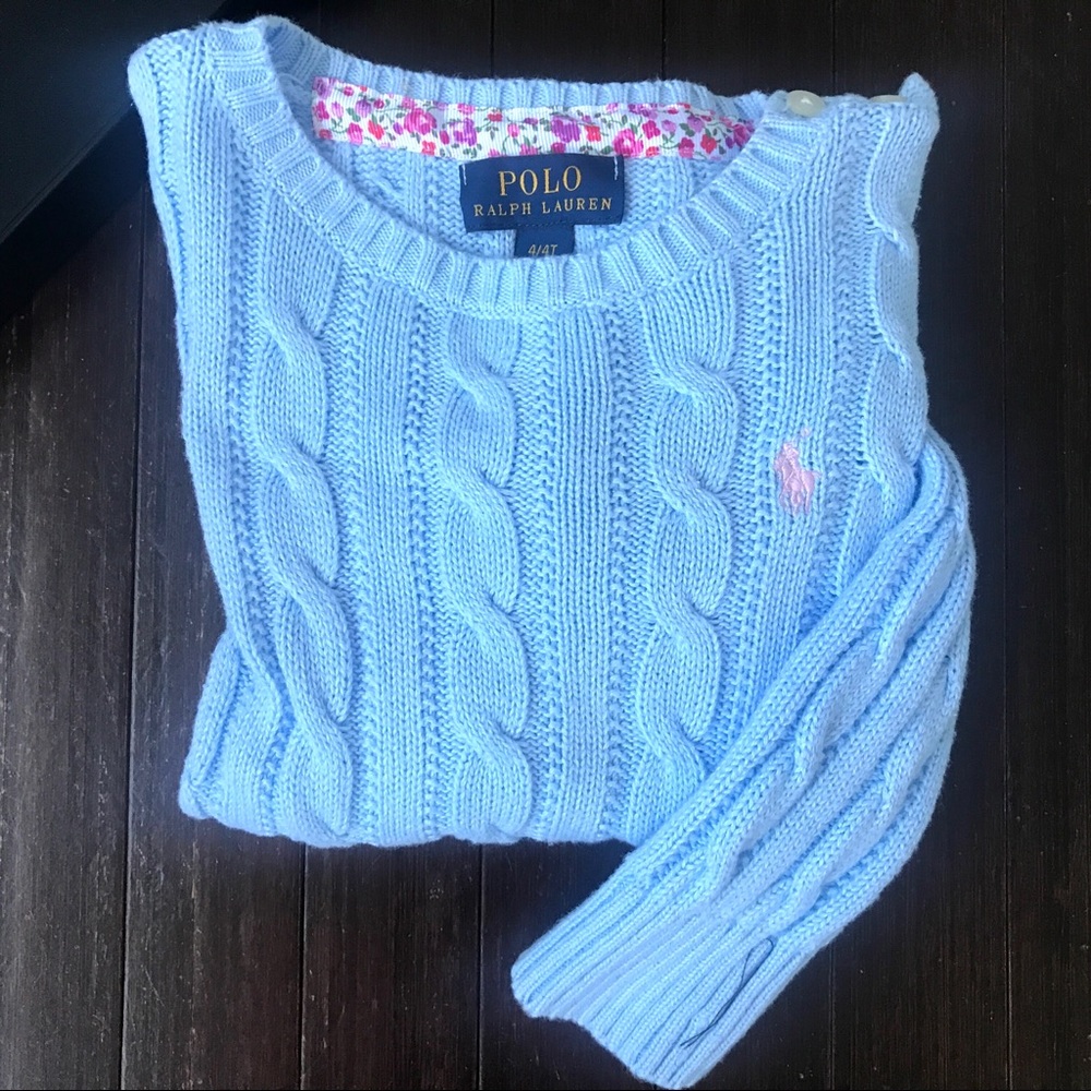 Polo Ralph Lauren girl sweater 4T